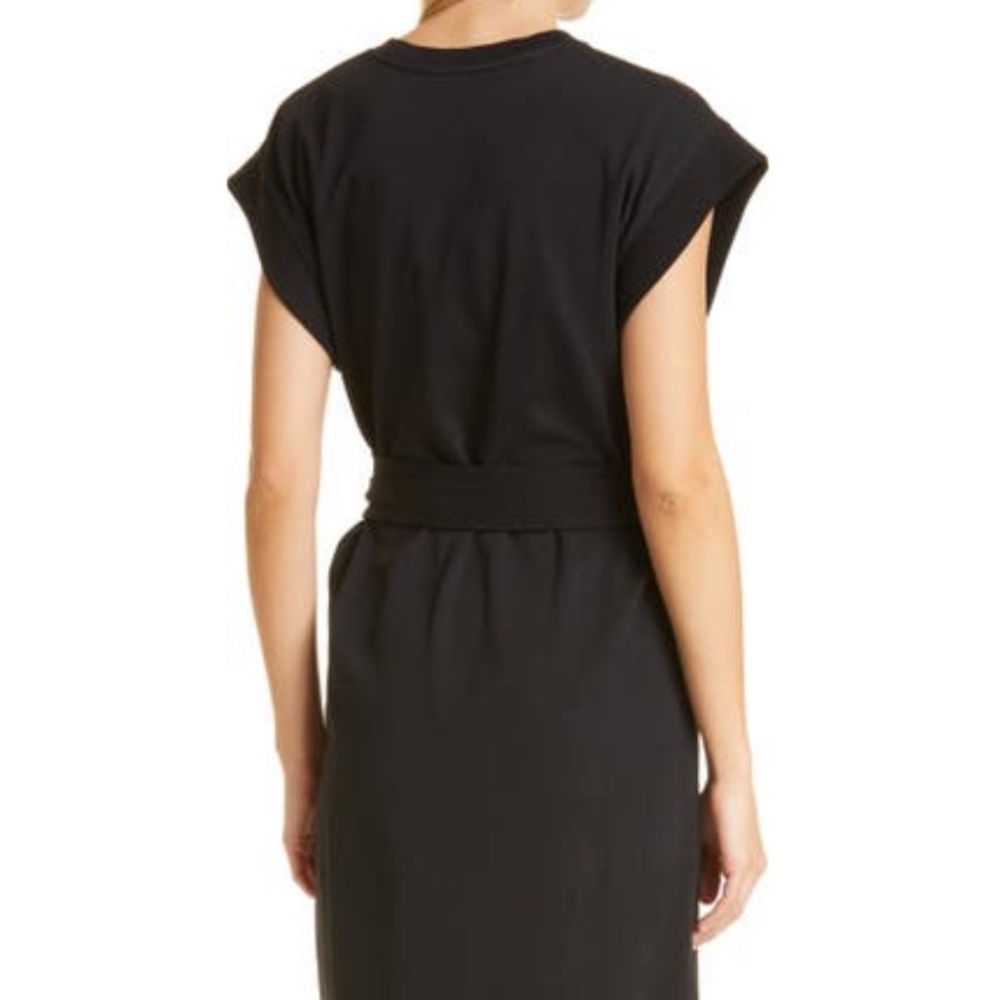 Vince tiewaist cotton knit dress. Worn once.